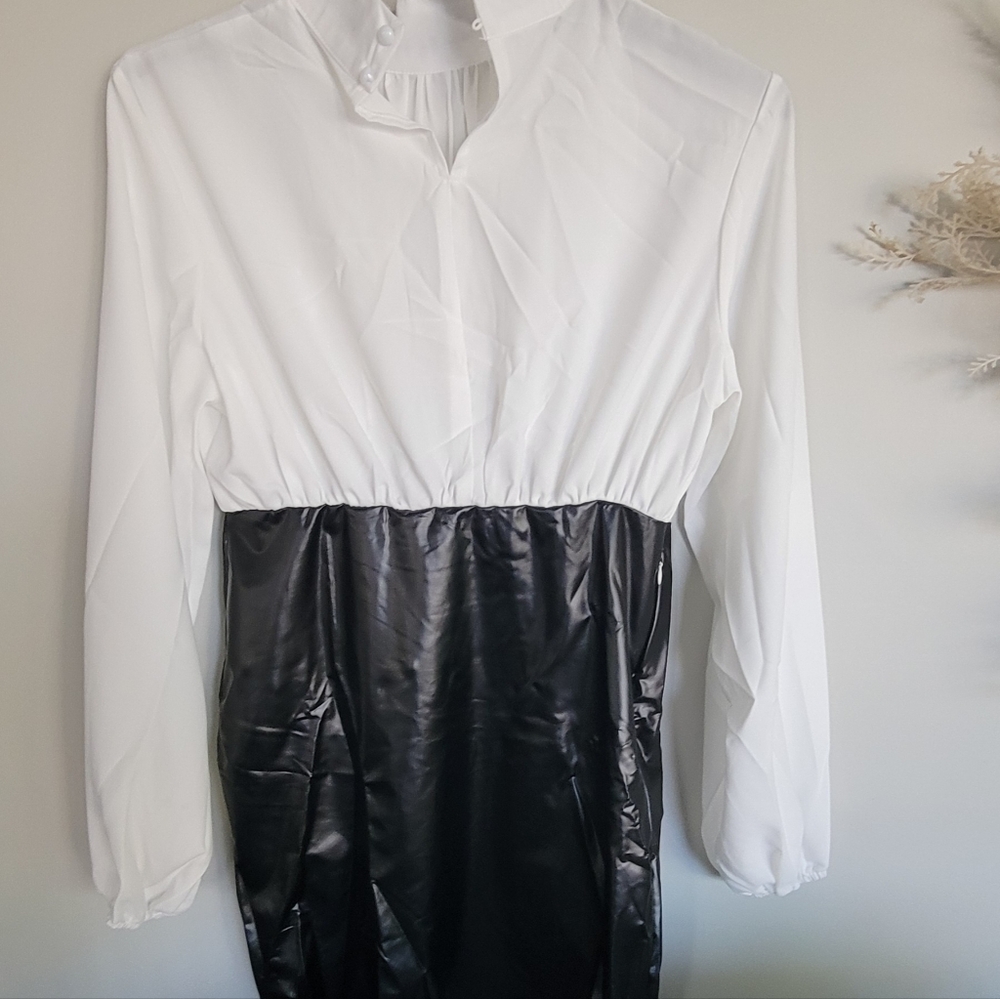 chicme dresses black and white